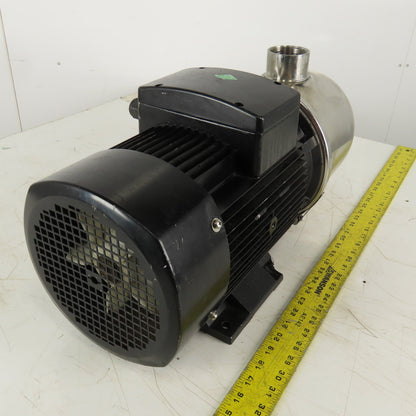 CNP CHL16-20LSLSR Stainless Steel Horizontal Multistage Centrifugal Pump 480V