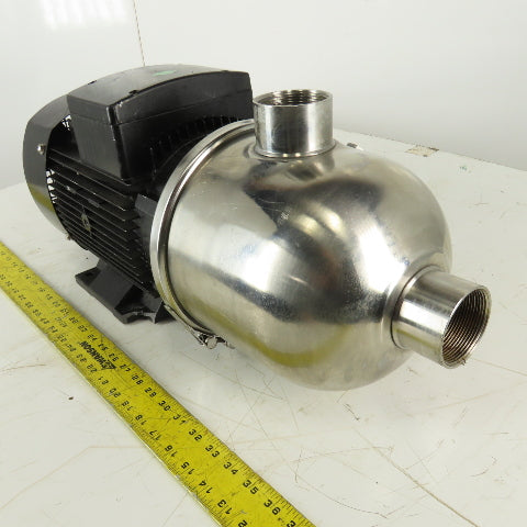 CNP CHL16-20LSLSR Stainless Steel Horizontal Multistage Centrifugal Pump 480V