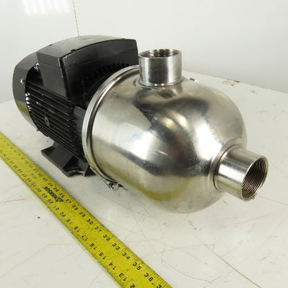 CNP CHL16-20LSLSR Stainless Steel Horizontal Multistage Centrifugal Pump 480V
