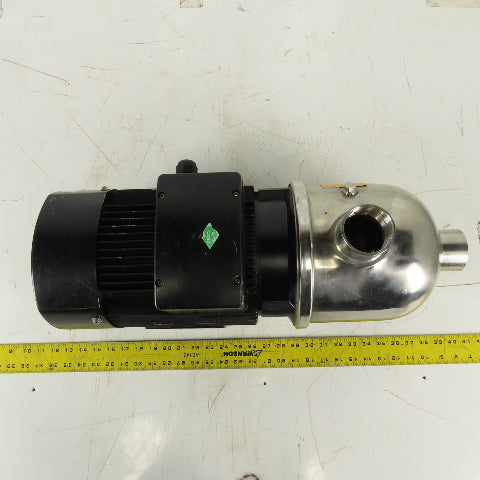 CNP CHL16-20LSLSR Stainless Steel Horizontal Multistage Centrifugal Pump 480V