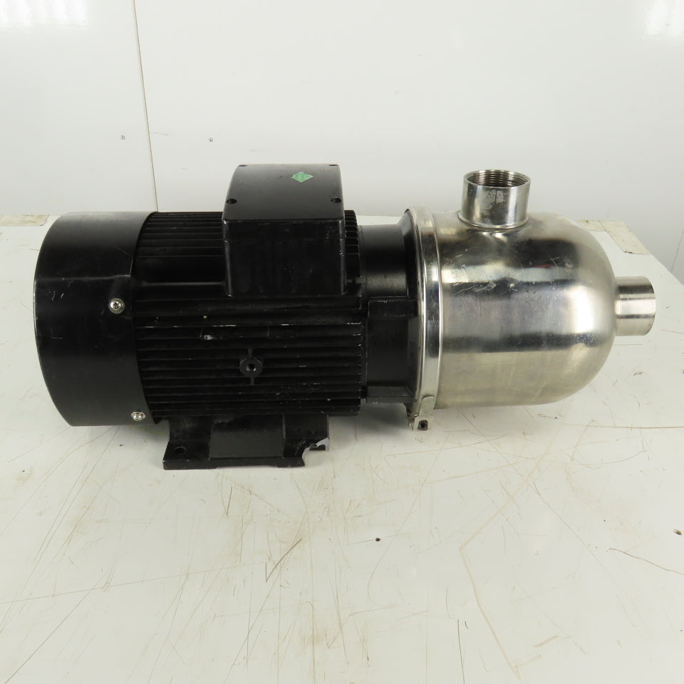 CNP CHL16-20LSLSR Stainless Steel Horizontal Multistage Centrifugal Pump 480V