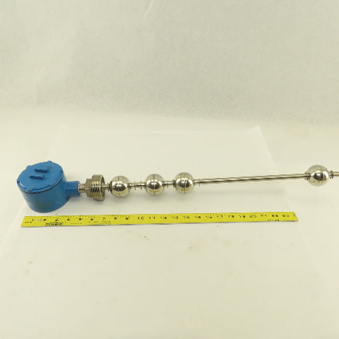 Dwyer F7-MS Stainless Steel Multistation Liquid Level Float Switch 22" OAL