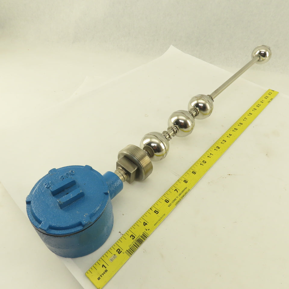 Dwyer F7-MS Stainless Steel Multistation Liquid Level Float Switch 22" OAL