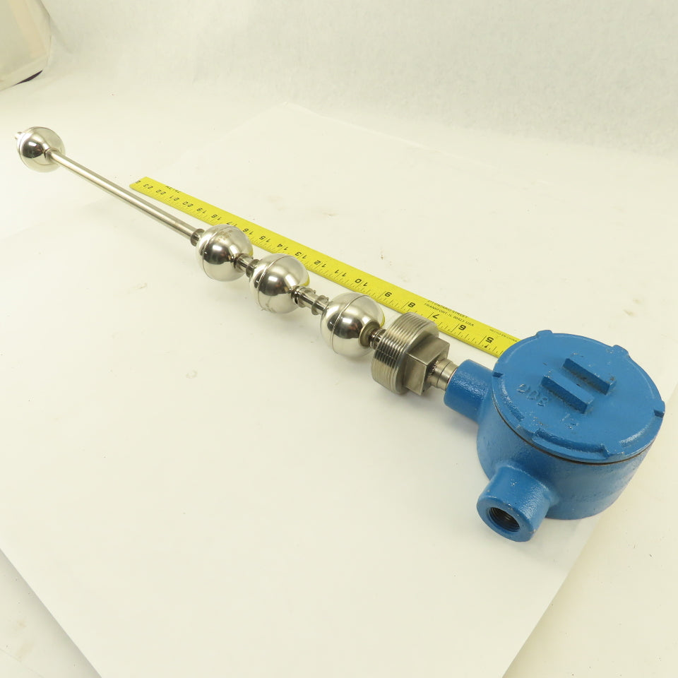 Dwyer F7-MS Stainless Steel Multistation Liquid Level Float Switch 22" OAL