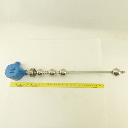 Dwyer F7-MS Stainless Steel Multistation Liquid Level Float Switch 22" OAL