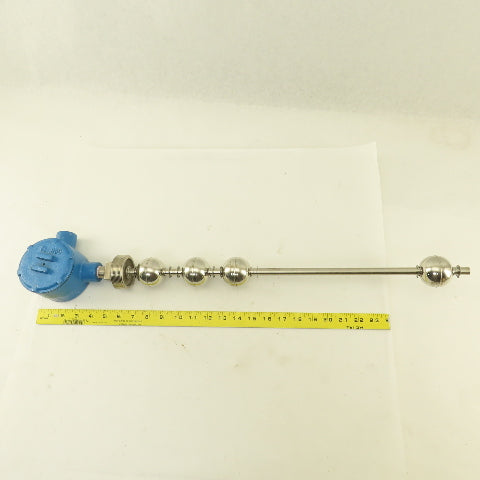 Dwyer F7-MS Stainless Steel Multistation Liquid Level Float Switch 22" OAL