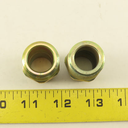PHN-12 Hydraulic Quick Connect Hose Coupling Male Plug  Steel 3/4" NPT Lot of 2