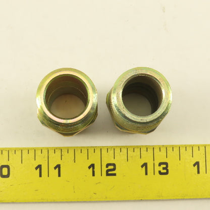 PHN-12 Hydraulic Quick Connect Hose Coupling Male Plug  Steel 3/4" NPT Lot of 2