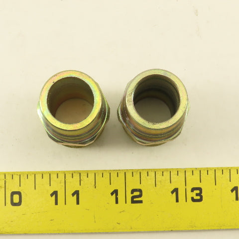 PHN-12 Hydraulic Quick Connect Hose Coupling Male Plug  Steel 3/4" NPT Lot of 2