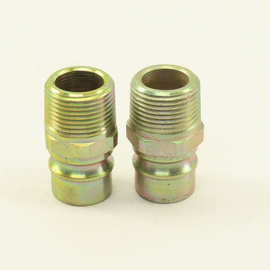 PHN-12 Hydraulic Quick Connect Hose Coupling Male Plug  Steel 3/4" NPT Lot of 2