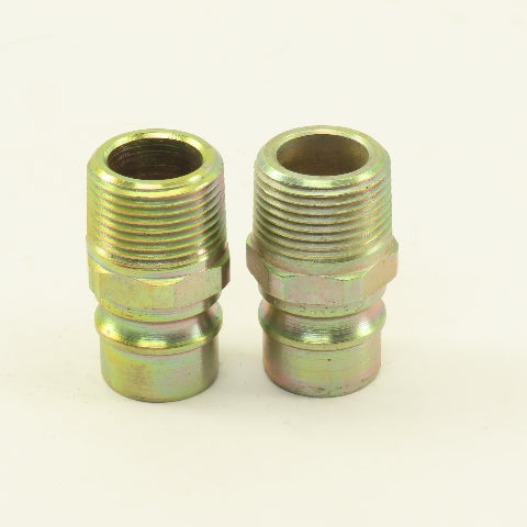 PHN-12 Hydraulic Quick Connect Hose Coupling Male Plug  Steel 3/4" NPT Lot of 2