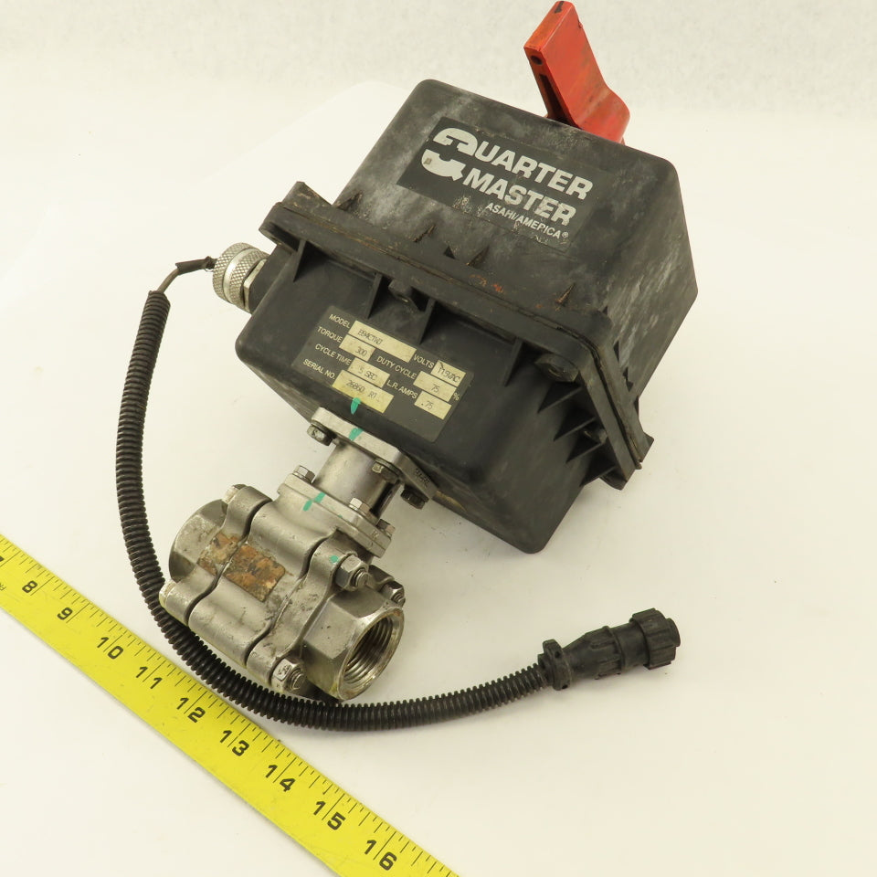 Quarter Master B94C1WJ 115V Stainless Steel Ball Valve Actuator 1" Parts/Repairs