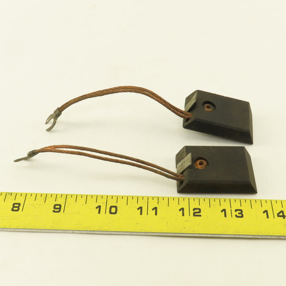 Graphite Motor Brush 1-1/4" Wide x 2" x 1/2" Thick Lot Of 2