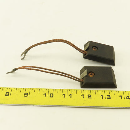 Graphite Motor Brush 1-1/4" Wide x 2" x 1/2" Thick Lot Of 2