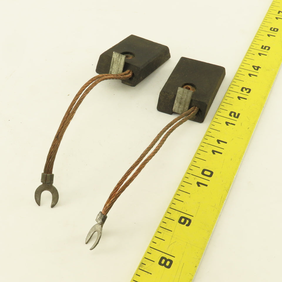 Graphite Motor Brush 1-1/4" Wide x 2" x 1/2" Thick Lot Of 2