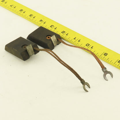 Graphite Motor Brush 1-1/4" Wide x 2" x 1/2" Thick Lot Of 2