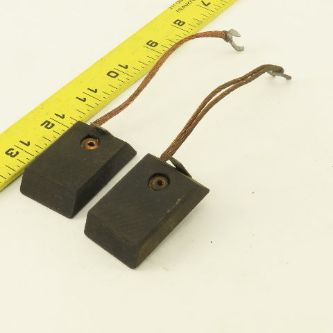 Graphite Motor Brush 1-1/4" Wide x 2" x 1/2" Thick Lot Of 2