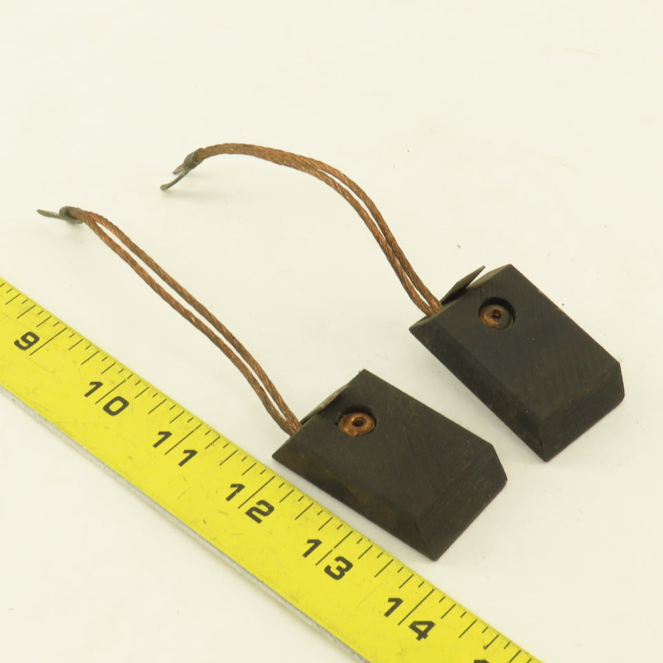 Graphite Motor Brush 1-1/4" Wide x 2" x 1/2" Thick Lot Of 2