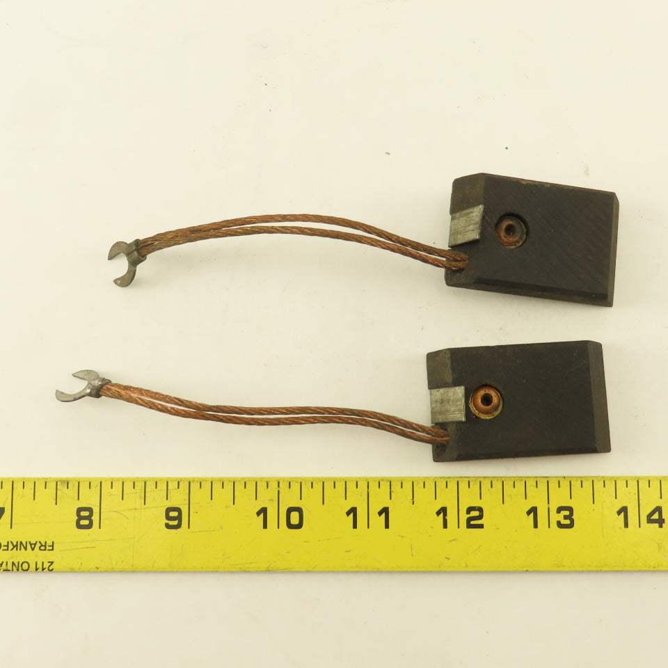 Graphite Motor Brush 1-1/4" Wide x 2" x 1/2" Thick Lot Of 2