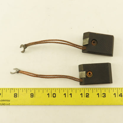 Graphite Motor Brush 1-1/4" Wide x 2" x 1/2" Thick Lot Of 2