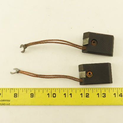 Graphite Motor Brush 1-1/4" Wide x 2" x 1/2" Thick Lot Of 2