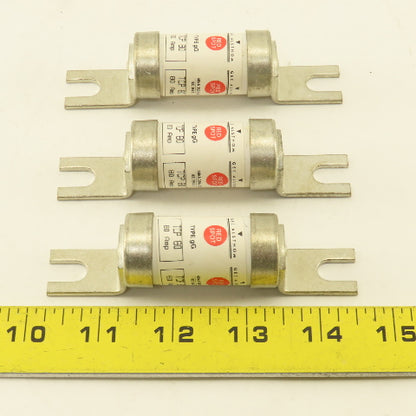 GEC Alsthom TCP80 Red Spot 80 Amp 40kA 350V DC Type gG Fuse Lot Of 3