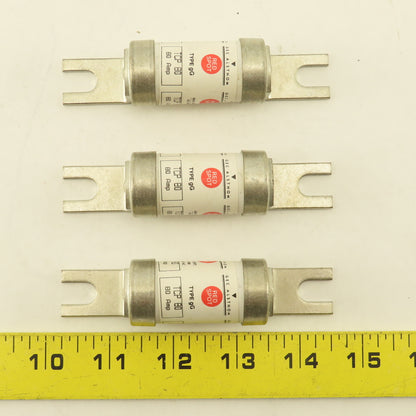 GEC Alsthom TCP80 Red Spot 80 Amp 40kA 350V DC Type gG Fuse Lot Of 3