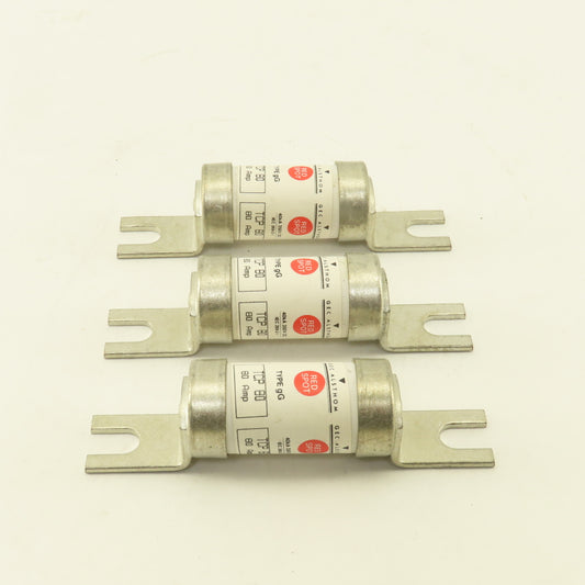 GEC Alsthom TCP80 Red Spot 80 Amp 40kA 350V DC Type gG Fuse Lot Of 3