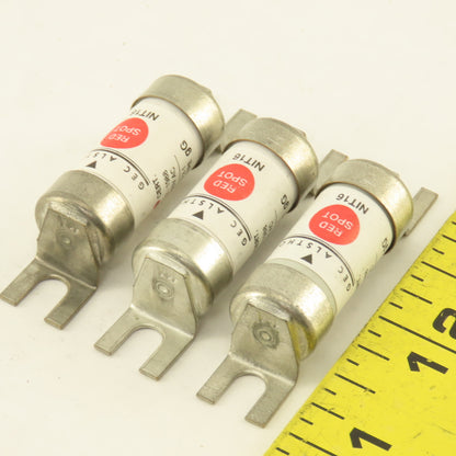 GEC Alsthom NIT16 Red Spot 16 Amp 40kA 250V DC Type gG Fuse Lot Of 3