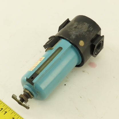 1/2" Compressed Air Lubricator Metal Bowl Manual Drain