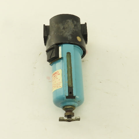 1/2" Compressed Air Lubricator Metal Bowl Manual Drain