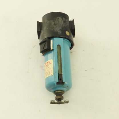 1/2" Compressed Air Lubricator Metal Bowl Manual Drain