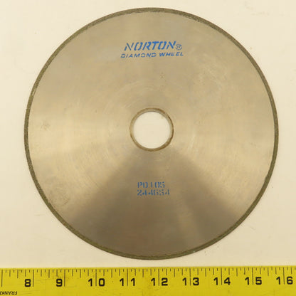 Norton Pd105 244654 Diamond Wheel 1-1/4" Arbor  -1/2" Diameter 1/8" Thick