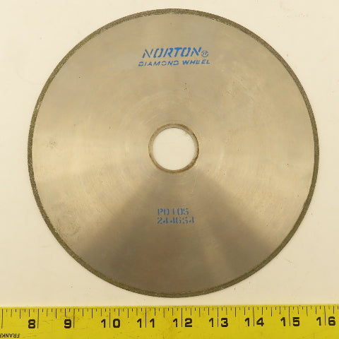 Norton Pd105 244654 Diamond Wheel 1-1/4" Arbor  -1/2" Diameter 1/8" Thick