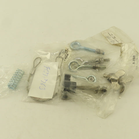 Factory Cat FC7-757A Walk Behind Floor Scrubber Squeegee Hardware Lot Of 7