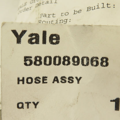 Yale 580089068 Forklift Hydraulic Hose Assembly 3/8" Parflex