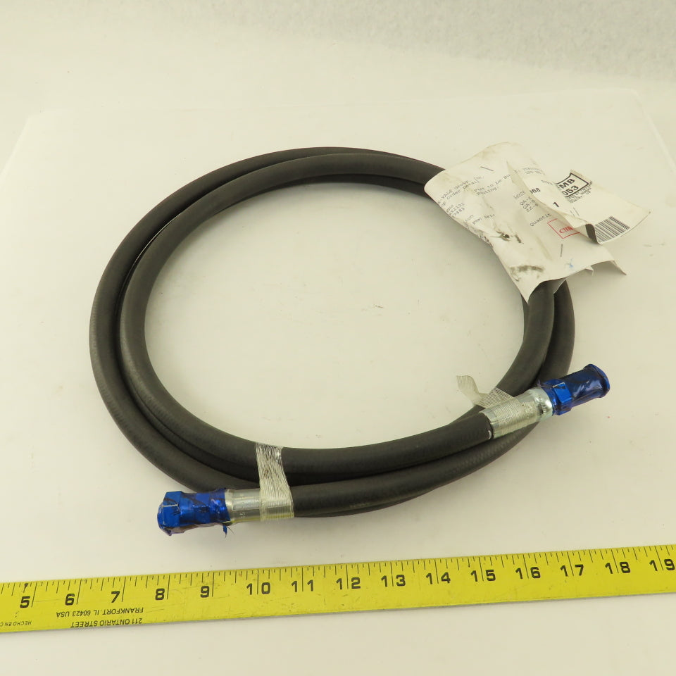Yale 580089068 Forklift Hydraulic Hose Assembly 3/8" Parflex