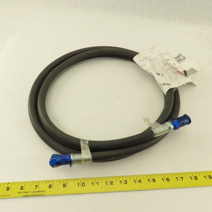 Yale 580089068 Forklift Hydraulic Hose Assembly 3/8" Parflex