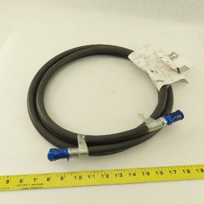 Yale 580089068 Forklift Hydraulic Hose Assembly 3/8" Parflex