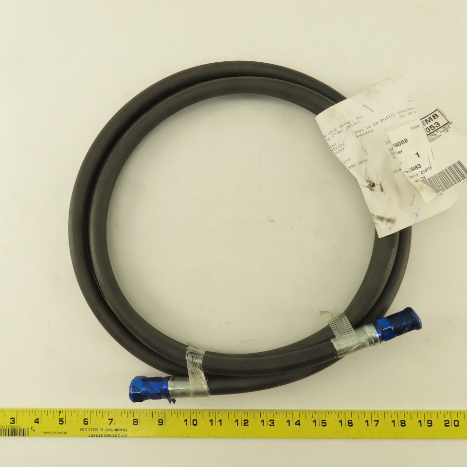 Yale 580089068 Forklift Hydraulic Hose Assembly 3/8" Parflex