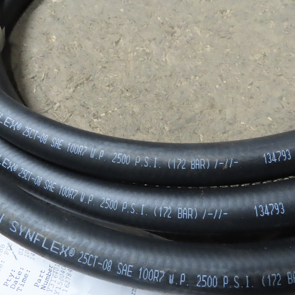 Yale 580010001 Forklift Hydraulic Hose Assembly 3/8" Parflex 20'