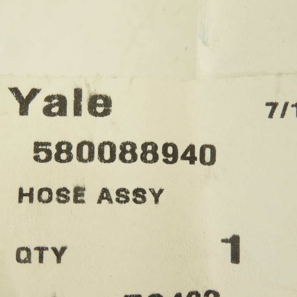 Yale 580088940 Forklift Hydraulic Hose Assembly 3/8" Parflex 11'
