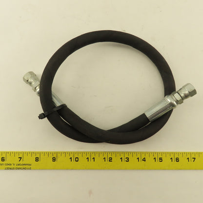 Cascade 675955 Fork Positioner Hydraulic Line 32-1/2" OAL 3/8" Swivel