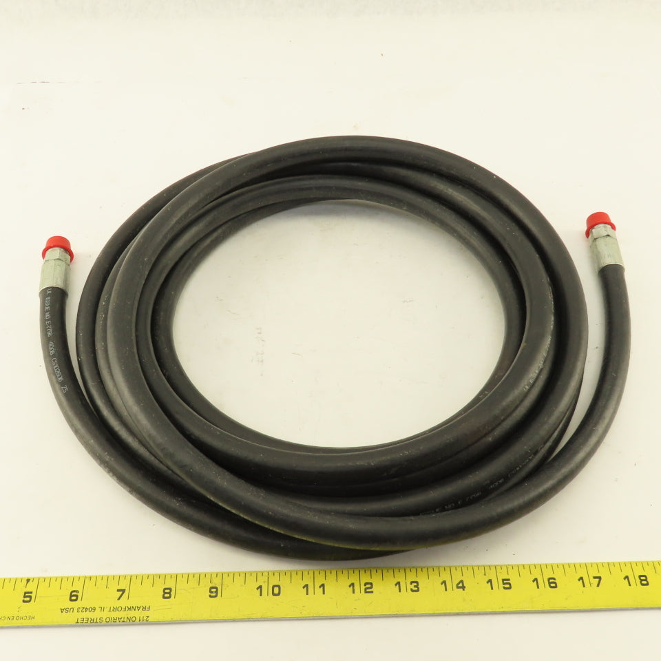 Gates LP350 3/8" LP Gas Hose G3/8 Male Non Swivel Fittings 20'