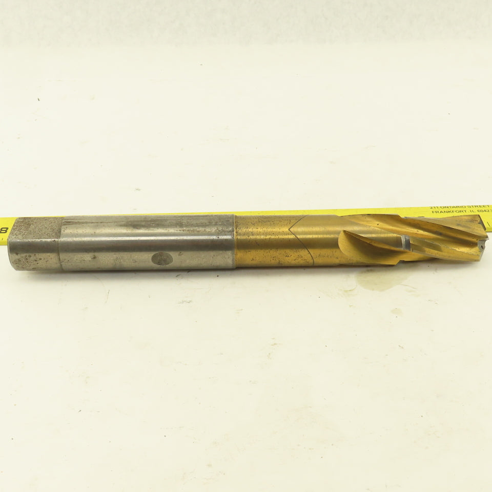 CJT Kooltwist 1.1800 Dia. Coolant Thru 4 Flute Twist Drill 2" Depth Chamfer TiN