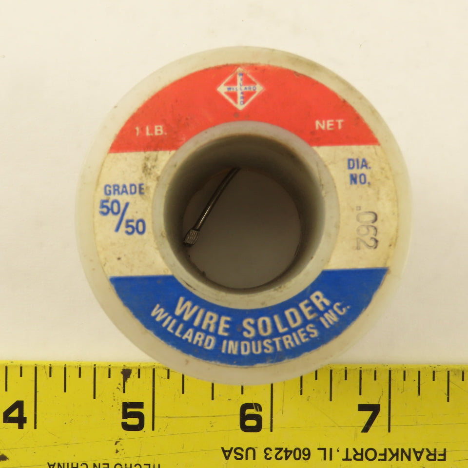 Willard Solder .062" Diameter 50/50 Grade14oz