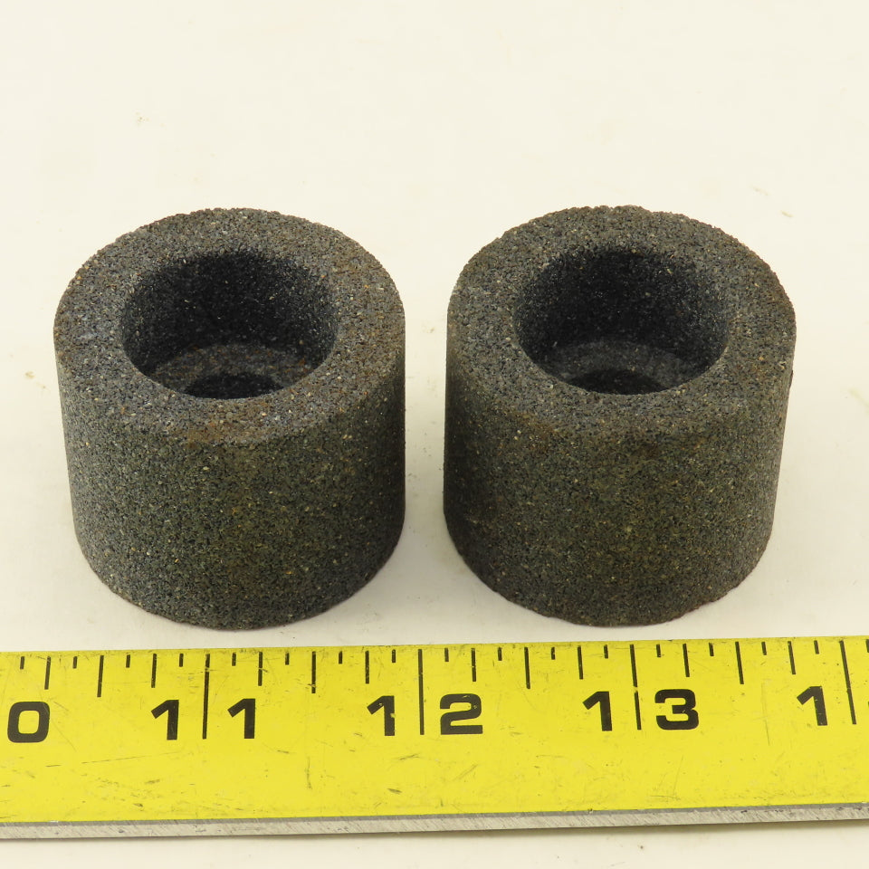 A54 M5VBE Grinding Stone 1-11/16" OD x 1-1/4" Wide 5/8" Arbor Bore Lot Of 2