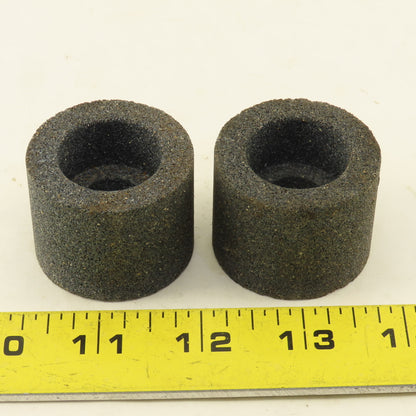 A54 M5VBE Grinding Stone 1-11/16" OD x 1-1/4" Wide 5/8" Arbor Bore Lot Of 2