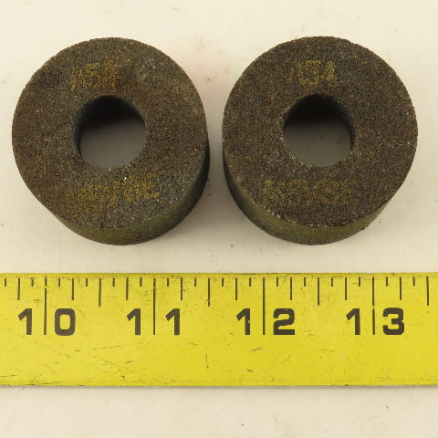A54 M5VBE Grinding Stone 1-11/16" OD x 1-1/4" Wide 5/8" Arbor Bore Lot Of 2