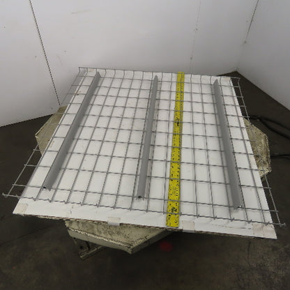 42" x 46" Double Waterfall Wire Decks Pallet Racking Shelf 2,500 lbs Cap NEW